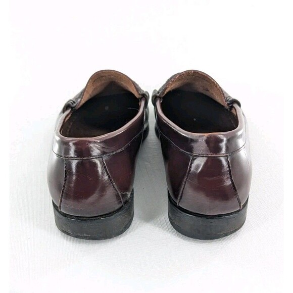 G.h. Bass Sz 10 EE Wilton ? Weejuns Dark Cherry Leather  Loafer Normcore Classic main image 10